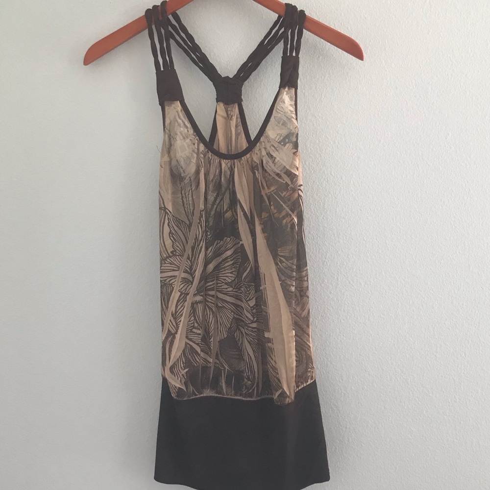 Women’s sheer tank top, size small.